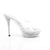 Fabulicious - ATHENA501 Mules with heel - White/Silver coloured Product image